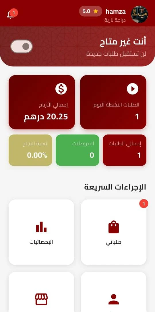 Tisa Delivery Android